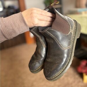 Dr. Martens Black Leather Boots